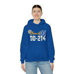 Class of DD214  Unisex Heavy  Hooded Sweatshirt