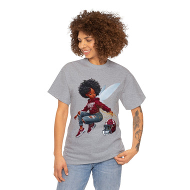 Alabama State Tinkerbell 2 Unisex Heavy Cotton Tee