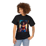 Black Wonder Woman, cool graphic t-shirt, vivid colors, african american designs, black t-shirts, custom graphics