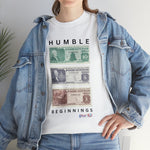 FOOD STAMPS HUMBLE BEGINNINGS Cotton Tee of Unisex GOOD VIBES