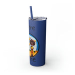 I GO WHERE THE ROAD TAKES ME Skinny Tumbler with Straw, 20oz RV TRAVEL SISTERHOOD ACCESSORIES