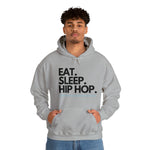 RETRO EAT SLEEP HIP HOP HOODIE Unisex Heavy  Hooded Sweatshirt GOOD  VIBES