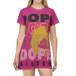 DOPE SISTER T-Shirt Dress CULTURAL DESIGN SISTERHOOD