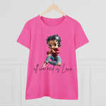 Betty Boop, All we need is Love, Betty Boop Shirt, Betty Boop Tshirt, Gift for her, Retro Betty Boop