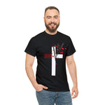 FORGIVEN ON THE CROSS  Unisex Heavy Cotton Tee FAITH AND GOOD VIBES