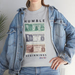 FOOD STAMPS HUMBLE BEGINNINGS Cotton Tee of Unisex GOOD VIBES