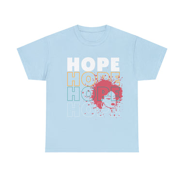 SISTERHO0D HOPE WHITE Cotton Tee of Unisex Heavy Cotton Tee CULTURAL WEAR