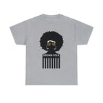 Soul Hair Retro Afro Heavy Cotton Tee of Unisex Heavy Cotton Tee