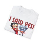 Betty Boop Shirt, Engagement Shirt, engagement customer,  wedding engag,  T-Shirt