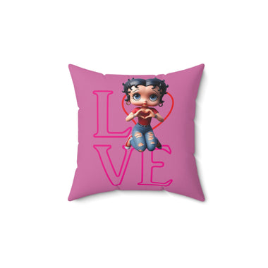 Betty Boop Pillow, Betty Boop, Pink Betty Boop, Diverse Betty Boop, Valentines Gift, Gift for Girlfriend, Red Pillow, mom gift