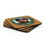 Proud Veteran Corkwood Coaster Set Cultural Accessories