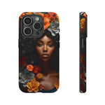 BEAUTIFUL BLACK WOMAN ORANGE Tough Cases ACCESSORIES