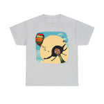 Ballon Girl, Graphic fun T-shirt, artistic shirt, custom design