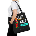 Copy of JUST KEEP READING Tote Bag UNISEX MESSENGER BAG  ACCESSORIES KIDS