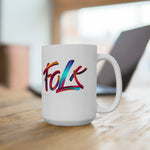 GROWN FOLK Ceramic Mug 15oz COFFEE LOVER ACCESSORIES GOOD VIBES