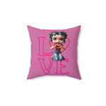 Betty Boop Pillow, Betty Boop, Pink Betty Boop, Diverse Betty Boop, Valentines Gift, Gift for Girlfriend, Red Pillow, mom gift