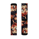 Betty Boop, Classic Betty Boop, Betty Boop Socks, Cute Betty Boop Socks, Betty Boop Art, Sublimation Socks