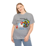 HOME IS WEAR WE PARK IT  Unisex Heavy Cotton Tee CULTURAL WEAR GOOD VIBES AND RV LIFE