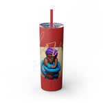 LOVE YOURSELF Skinny Tumbler with Straw, 20oz  CULTURAL GIFTS AND ACCESSORIES