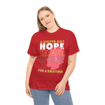 Sister got hope for a brother, custom graphic t-shirt, african american sisterhood designs, empowerment, black lives matter