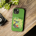 LIFE IS SHORT TRAVEL LIME GREEN Tough Cases ACCESSORIES