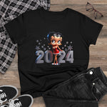 Betty Boop, Retro Betty Boop Shirt, Betty Boop Tshirt, Red Betty Boop, New Year 2024, New Years Eve Party