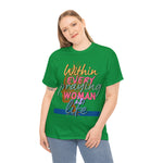 Behind Every Praying Woman, graphic faith t-shirt, custom shirts