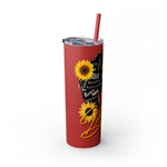 BLOOM Skinny Tumbler with Straw, 20oz  CULTURAL GIFTS AND ACCESSORIES