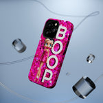 Betty Boop Pink Glitter Magnetic Tough Cases, Boop Lover, Betty Lover, Betty Boop Gift, Boop Lover Gift