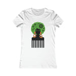 SISTERHOOD Lime Lace and Earrings Unisex Heavy Cotton Tee CULTURAL WEAR