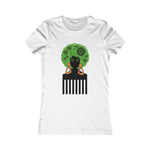 SISTERHOOD Lime Lace and Earrings Unisex Heavy Cotton Tee CULTURAL WEAR