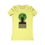 SISTERHOOD Lime Lace and Earrings Unisex Heavy Cotton Tee CULTURAL WEAR