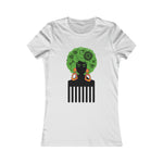 SISTERHOOD Lime Lace and Earrings Unisex Heavy Cotton Tee CULTURAL WEAR