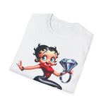 Betty Boop Shirt, Engagement Shirt, Bride to Be, wedding engagement, I said I do, wedding engag, diamond ring shirt