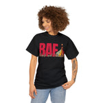 BAE BLACK AND EDUCATED RED  Heavy Cotton Tee  SISTERHOOD