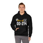 Class of DD214  Unisex Heavy  Hooded Sweatshirt