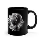 THE QUEEN'S HAND 11oz Black Mug CULTURAL DESIGNS COFFEE CUP