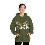 Class of DD214  Unisex Heavy  Hooded Sweatshirt