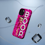 Betty Boop Pink Glitter Magnetic Tough Cases, Boop Lover, Betty Lover, Betty Boop Gift, Boop Lover Gift