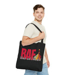 BAE BLACK AND EDUCATED BLACK RED Tote Bag UNISEX MESSENGER BAG GOOD VIBES ACCESSORIES