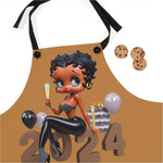 Betty Boop, Brown Betty Boop, Black Betty Boop, New Year 2024, Cute Apron