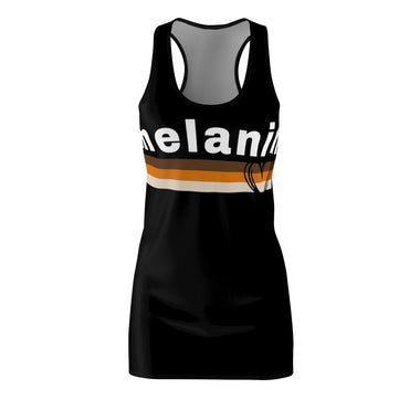 MELANIN PRIDE Women's Racerback Fitting Dress (AOP) CULTURAL WEAR