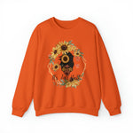 IT'S FALL Y'ALL Unisex HALLOWEEN Crewneck Sweatshirt GOOD VIBES SISTERHOOD