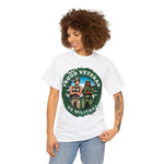 Proud Veteran Women Unisex Heavy Cotton Tee good vibes