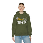 Class of DD214  Unisex Heavy  Hooded Sweatshirt