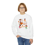 I LOVE BASKETBALL Youth Crewneck UNISEX Sweatshirt  KIDS CULTURAL DESIGNS