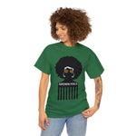 Soul Hair Retro Afro Heavy Cotton Tee of Unisex Heavy Cotton Tee