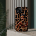 Betty Boop Leopard Cougar Print Magnetic Tough Cases, Boop Lover, Betty Lover, Betty Boop Gift, Boop Lover Gift