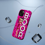 Betty Boop Pink Glitter Magnetic Tough Cases, Boop Lover, Betty Lover, Betty Boop Gift, Boop Lover Gift