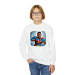 SUPER HERO BOY Crewneck Sweatshirt CULTURAL DESIGNS BACK TO SCHOOL WEAR KIDS